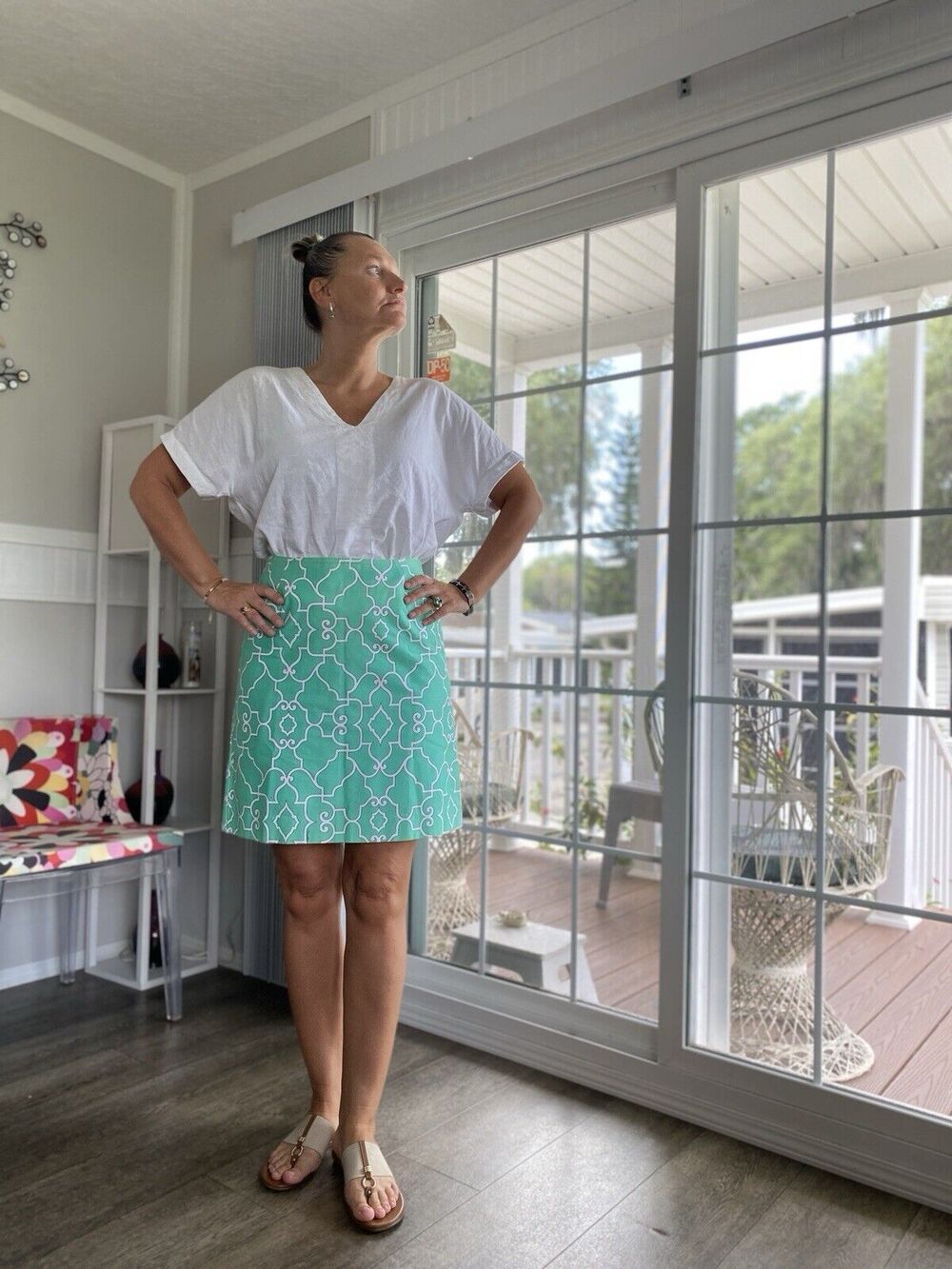 MELLY M Green Mini Skirt Women’s Size 6